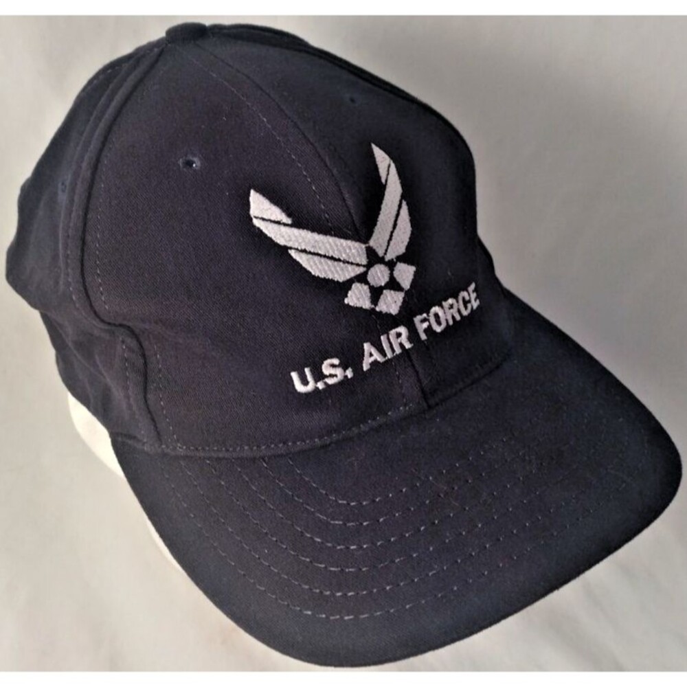 United Sates Air Force Stretch Fit Hat/Cap-Made in the USA-EXCELLENT!
